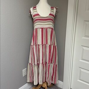 Faherty Lanai Linen dress small